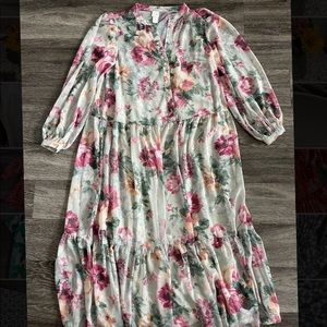 H&M floral maxi dress